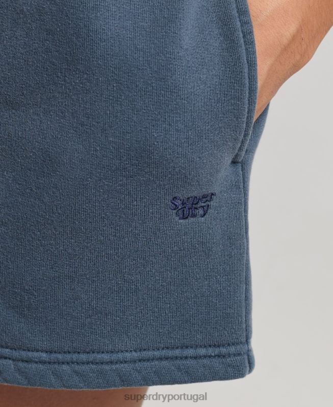 shorts de suor de lavagem vintage mulheres marinha roupas Superdry 2208H3122