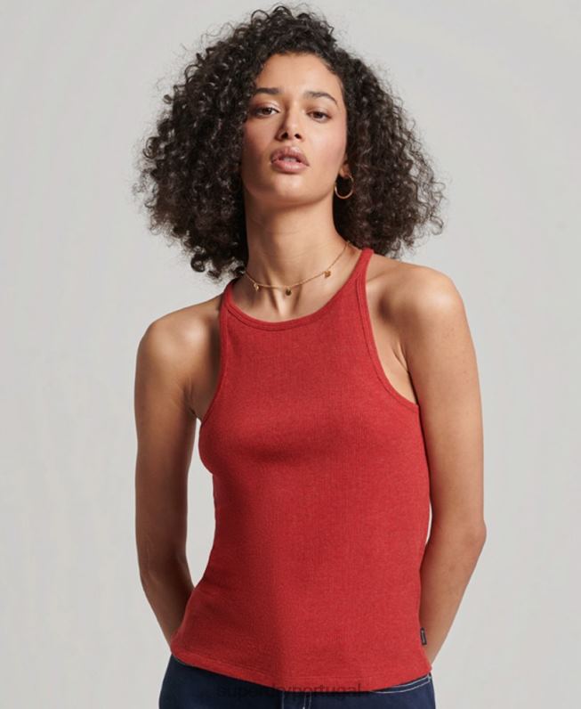 colete de corrida mulheres vermelho roupas Superdry 2208H2924