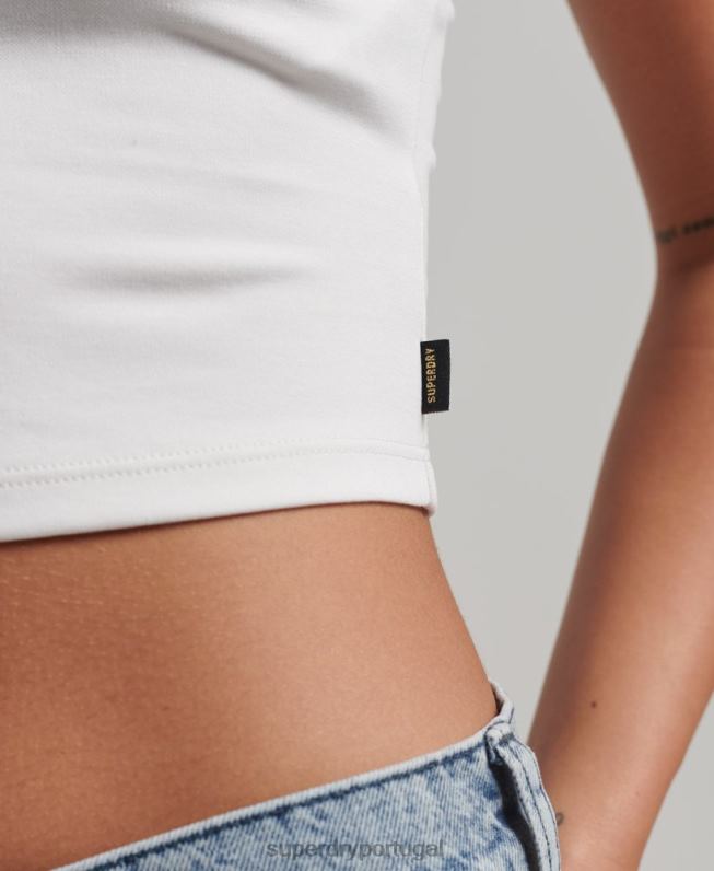 regata de piloto de jérsei de estúdios mulheres branco roupas Superdry 2208H2902