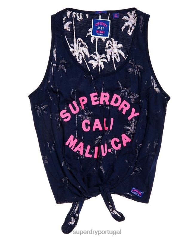 regata de surf praia mulheres marinha roupas Superdry 2208H6784