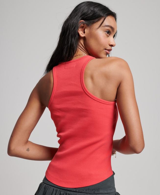 regata essencial mulheres rosa roupas Superdry 2208H2949