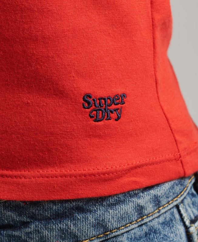 regata listrada cali mulheres vermelho roupas Superdry 2208H6536