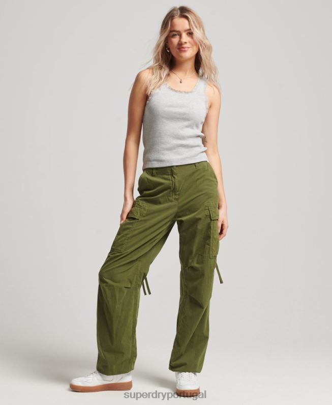 top de colete de renda mulheres cinza roupas Superdry 2208H2330