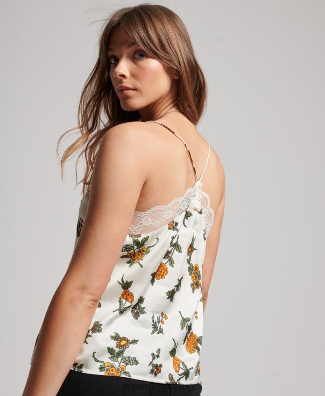 blusa de cetim mulheres branco roupas Superdry 2208H2995