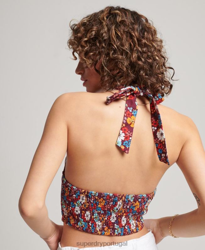 top vintage mulheres multi roupas Superdry 2208H3007