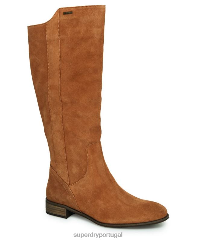 layla may botas altas mulheres bronzeado sapato Superdry 2208H4430