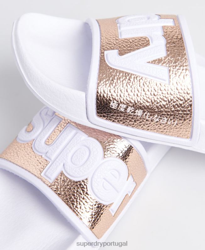 controles deslizantes de piscina eva 2.0 mulheres rosa sapato Superdry 2208H6777