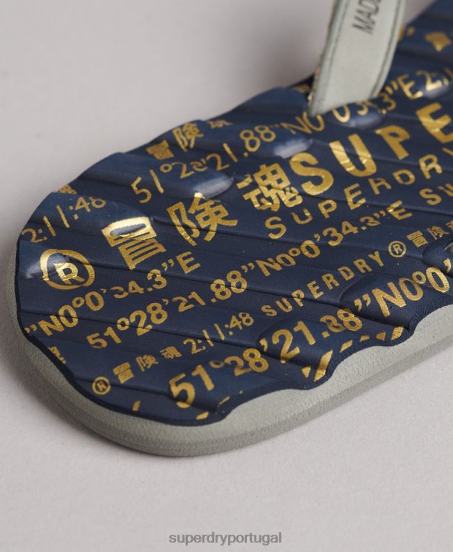 chinelos de natação premium mulheres preto sapato Superdry 2208H6726