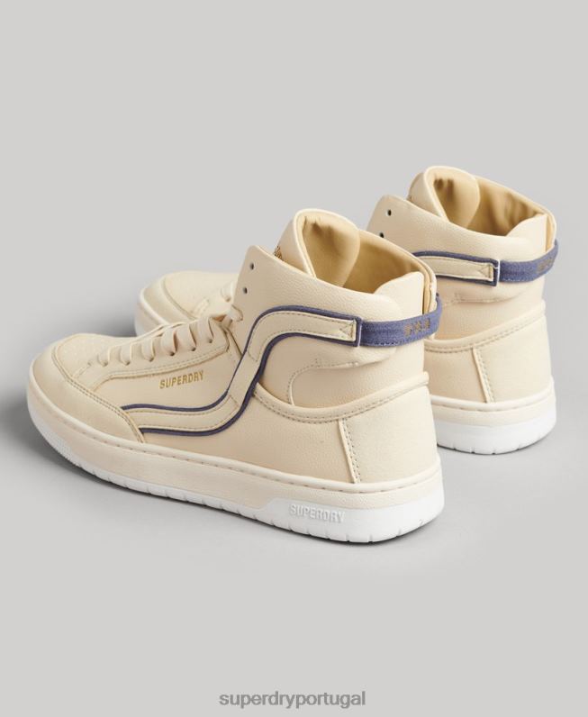 tênis vintage cano alto vegano mulheres nu sapato Superdry 2208H6729