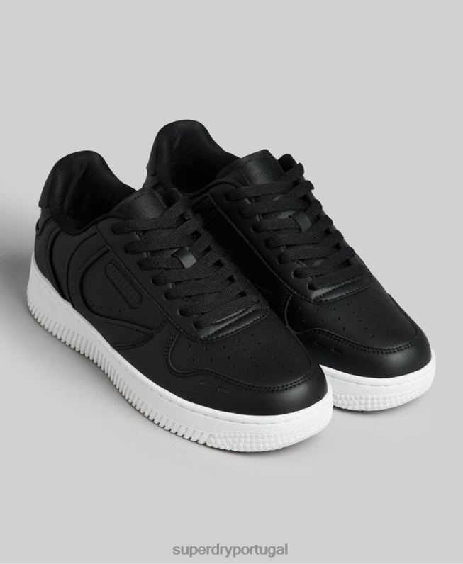 formadores de cesta vegan robustos mulheres preto sapato Superdry 2208H4362