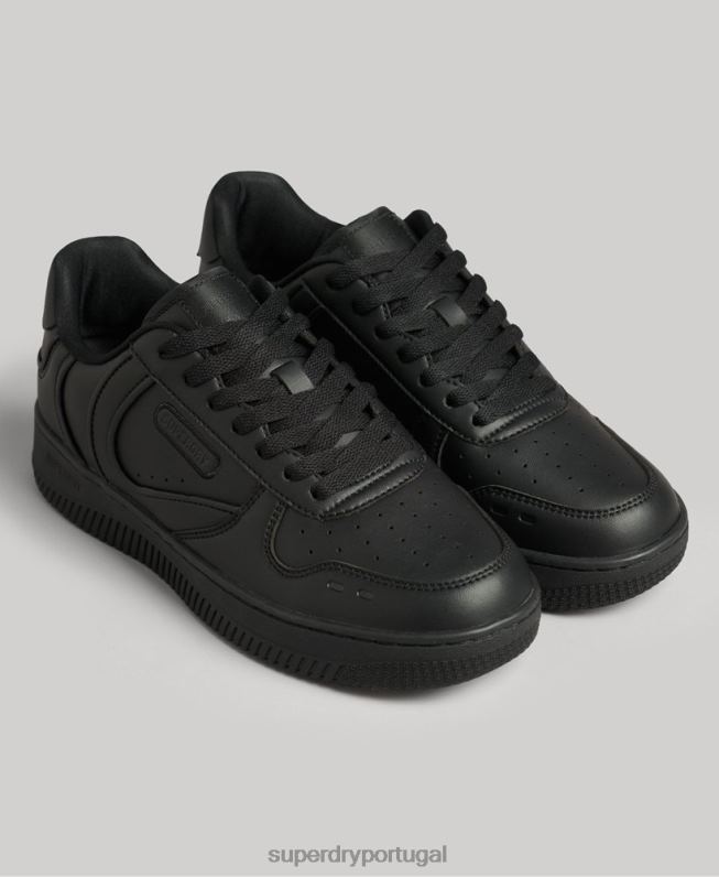 formadores de cesta vegan robustos mulheres preto sapato Superdry 2208H4425