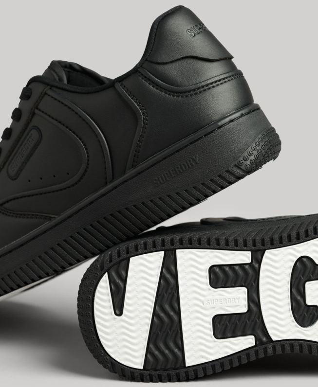 formadores de cesta vegan robustos mulheres preto sapato Superdry 2208H4425