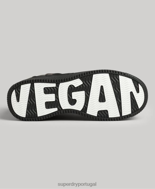 formadores de cesta vegan robustos mulheres preto sapato Superdry 2208H4425