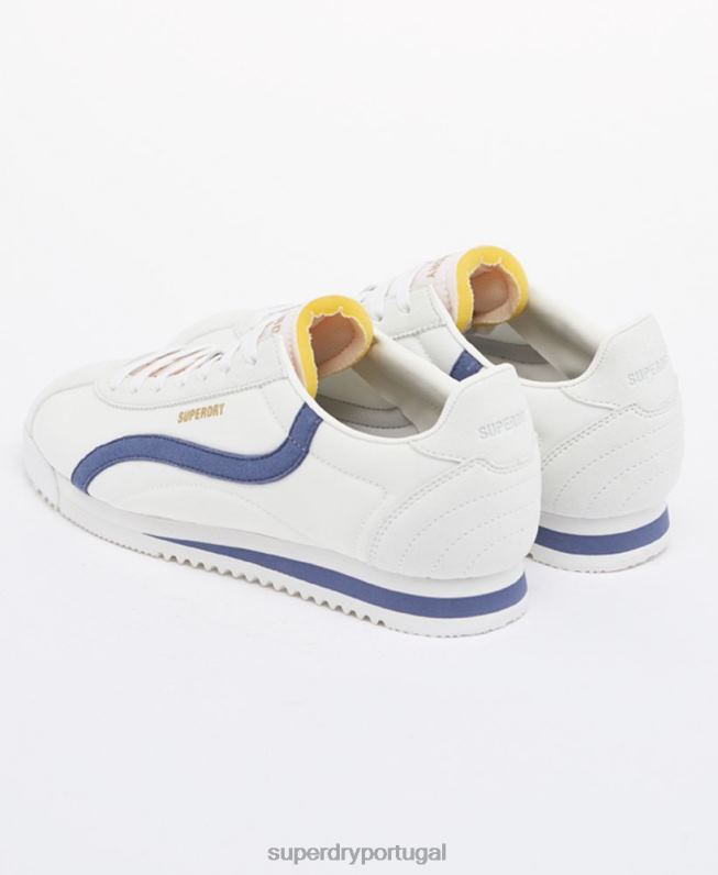 sapatos de corrida retrô veganos mulheres azul sapato Superdry 2208H4418