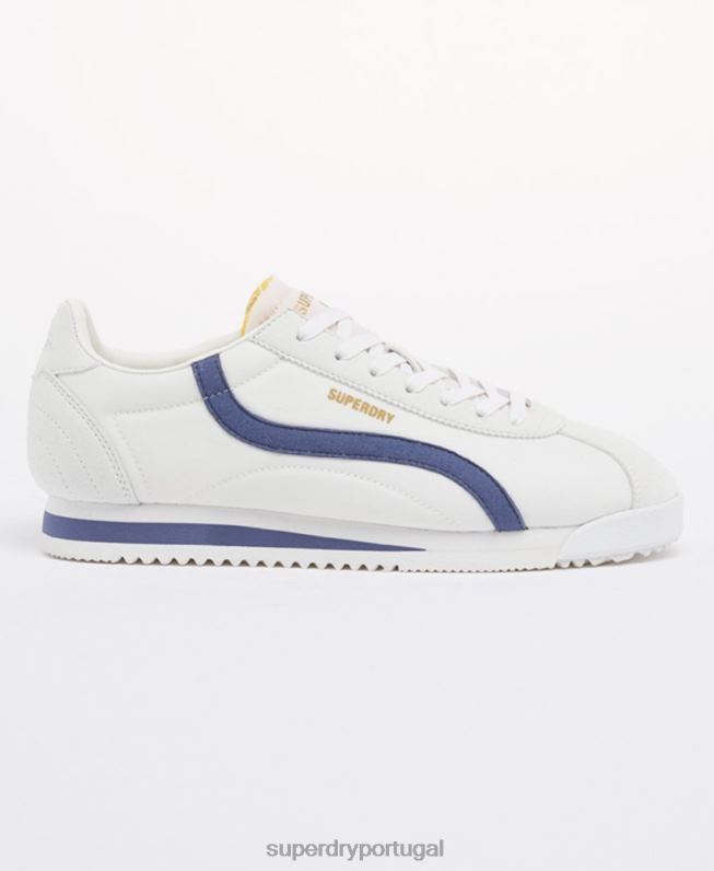 sapatos de corrida retrô veganos mulheres azul sapato Superdry 2208H4418