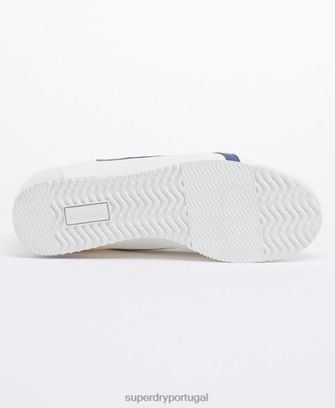 sapatos de corrida retrô veganos mulheres azul sapato Superdry 2208H4418