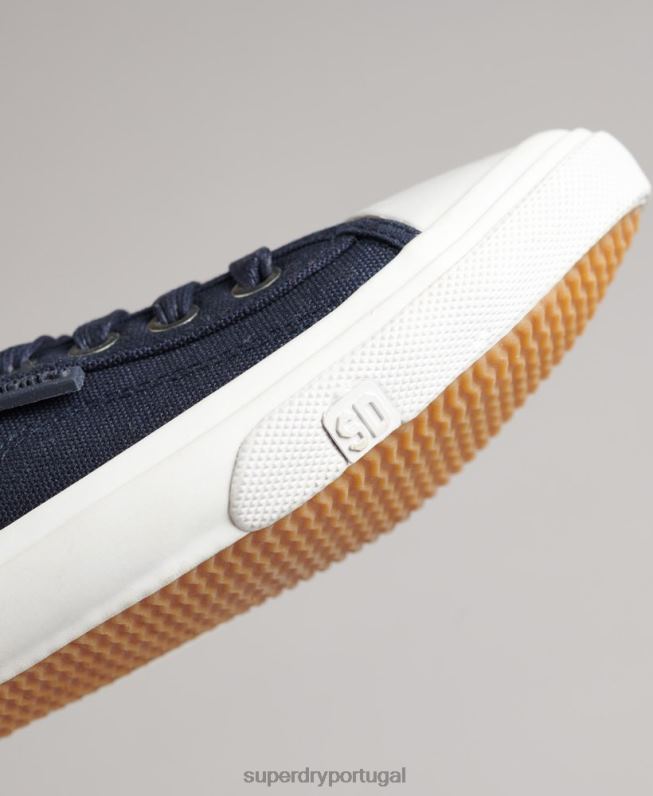 tênis clássico baixo profissional mulheres marinha sapato Superdry 2208H4358