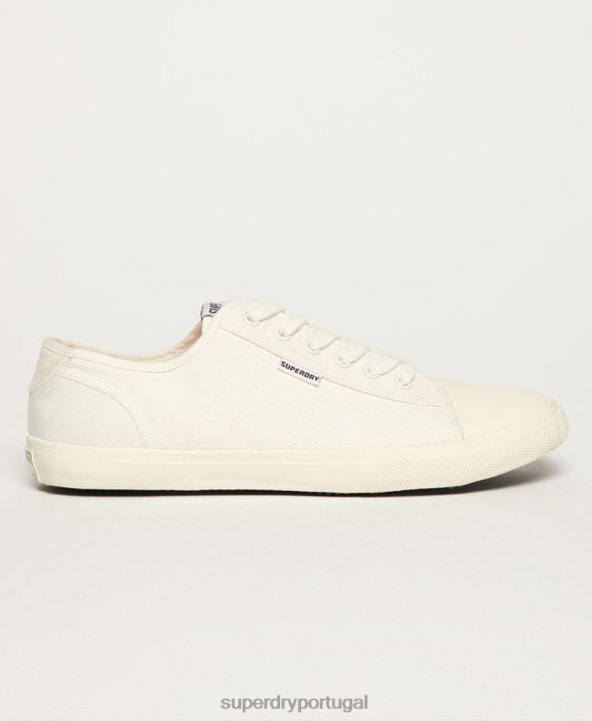 tênis clássico vegano low pro mulheres branco sapato Superdry 2208H2113