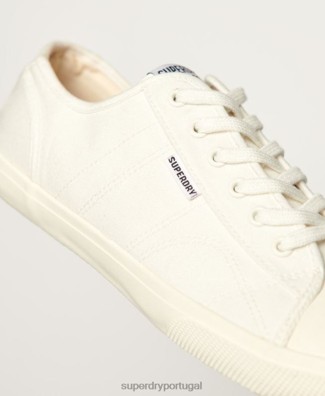 tênis clássico vegano low pro mulheres branco sapato Superdry 2208H2113