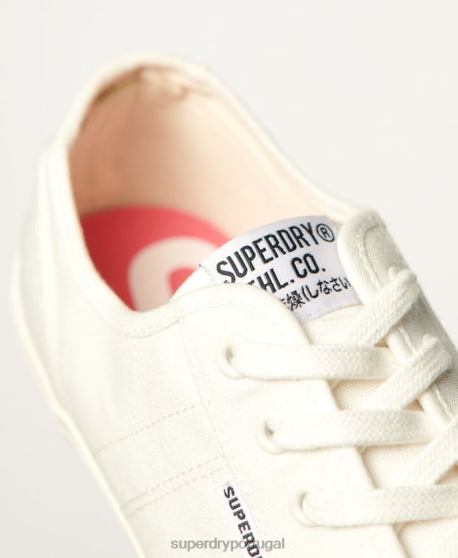 tênis clássico vegano low pro mulheres branco sapato Superdry 2208H2113